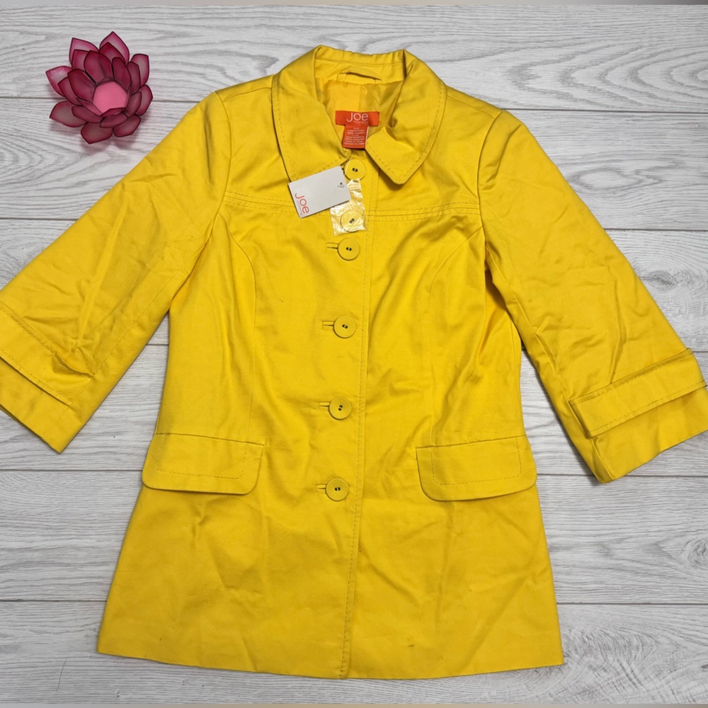 Joe Fresh Yellow Button-Up - Spring Jacket - Size M - New